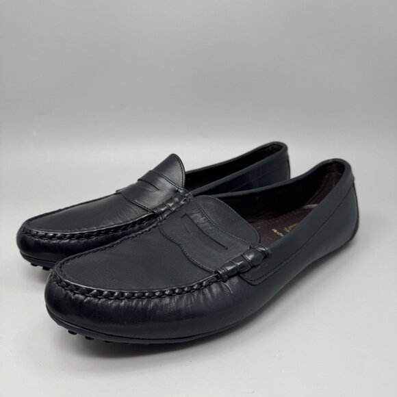 Allen Edmonds Mens Ventura Hwy Loafer Black Leather Moc Driving Shoes Size 11.5D main image 6